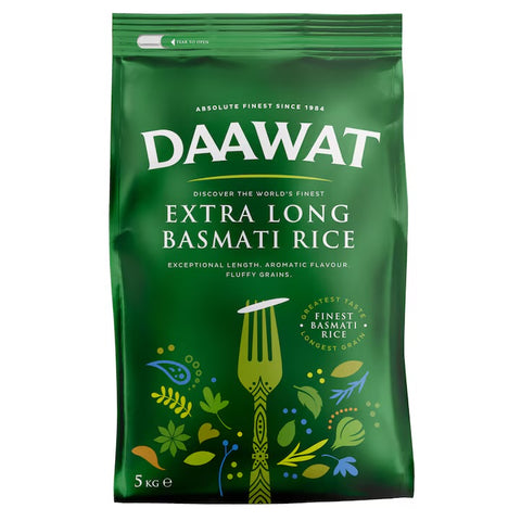 DAAWAT EXTRA LONG BASMATI RICE 5Kg