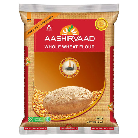 Aashirvaad Whole Wheat Atta 5kg
