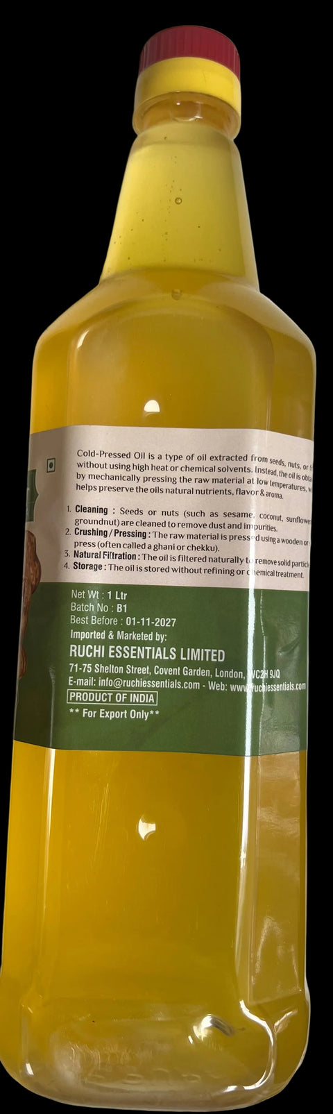 Ground nut oil (Cold pressed)