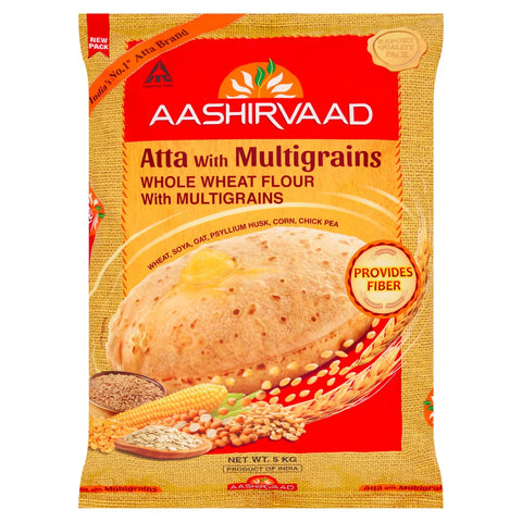 Aashirvaad Atta With Mutligrains Whole Wheat Flour 5kg