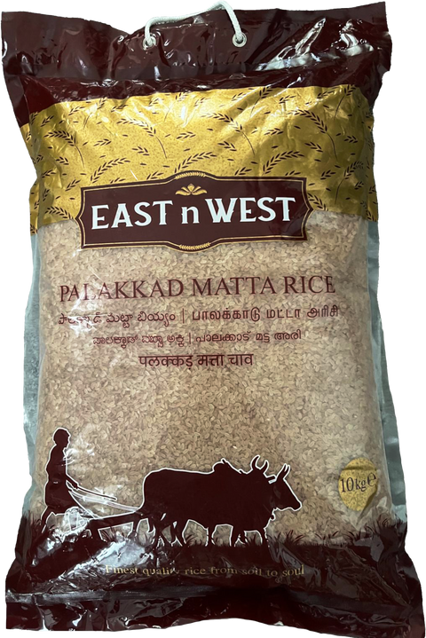 East n West Palakkad Matta Rice 10Kg bag Front