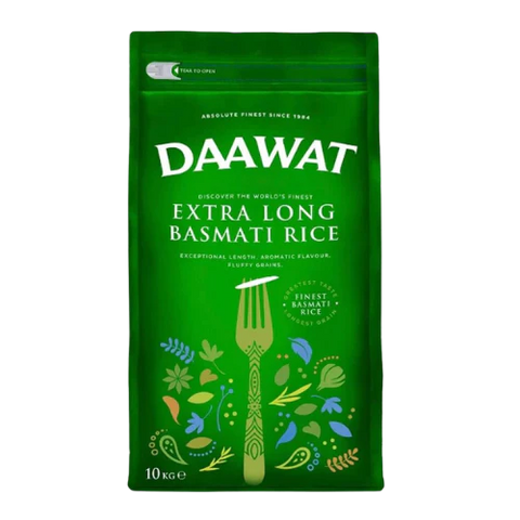 DAAWAT EXTRA LONG BASMATI RICE 10kg
