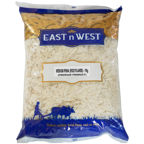 East n West Medium Poha (Rice Flakes)