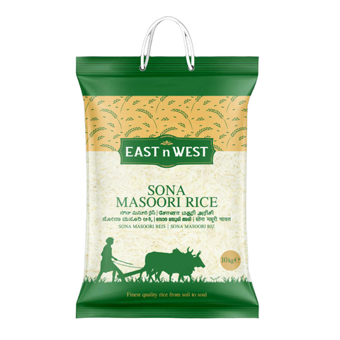East n West Premium Sona Masoori Rice 10Kg