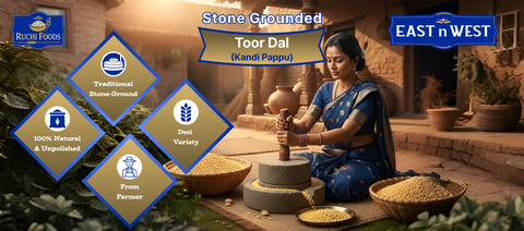 Stone Grounded Toor Dal Banner
