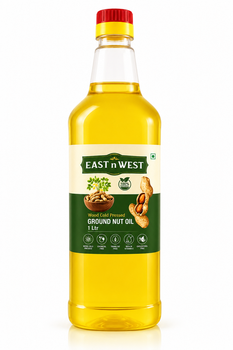 Groundnut oil (Wood Cold pressed)